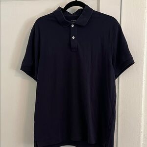 J. Crew Men's Dark Blue Polo Shirt